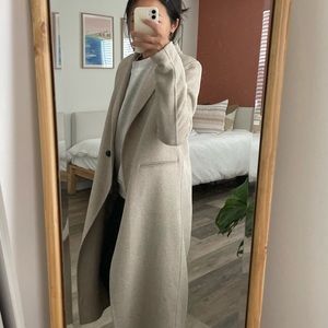 Zara XS Wool Beige coat